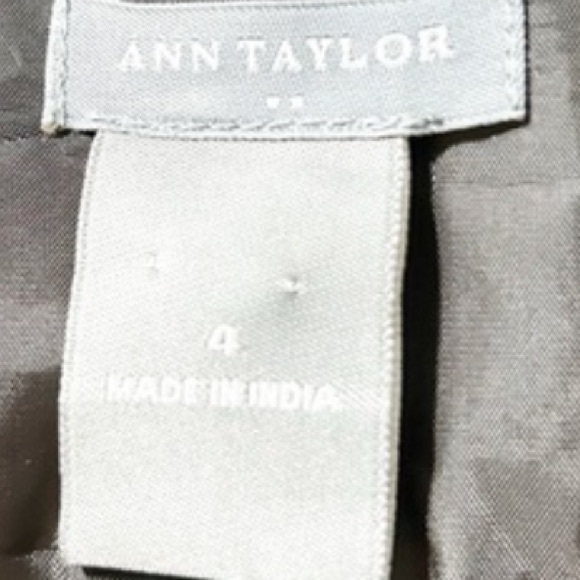 Ann Taylor Factory Cotton Embroidered Floral Sun Dress Cummerbund Waist V-neck - Picture 12 of 13